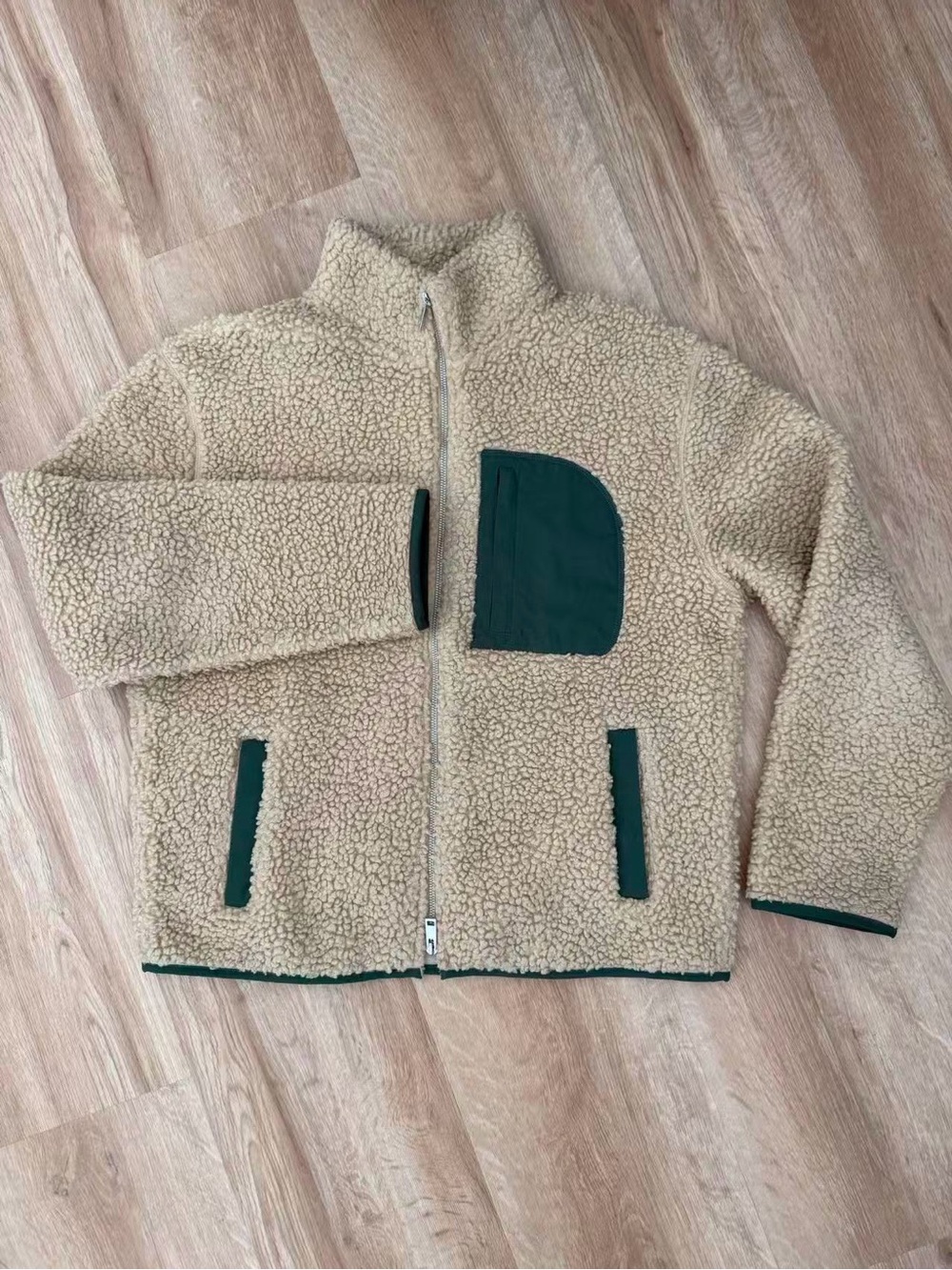 Cos Relaxed-Fit Teddy Zip-Up Jacket